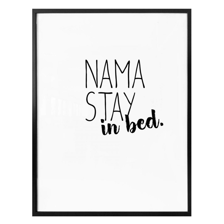 Poster Namastay in bed - WA164530