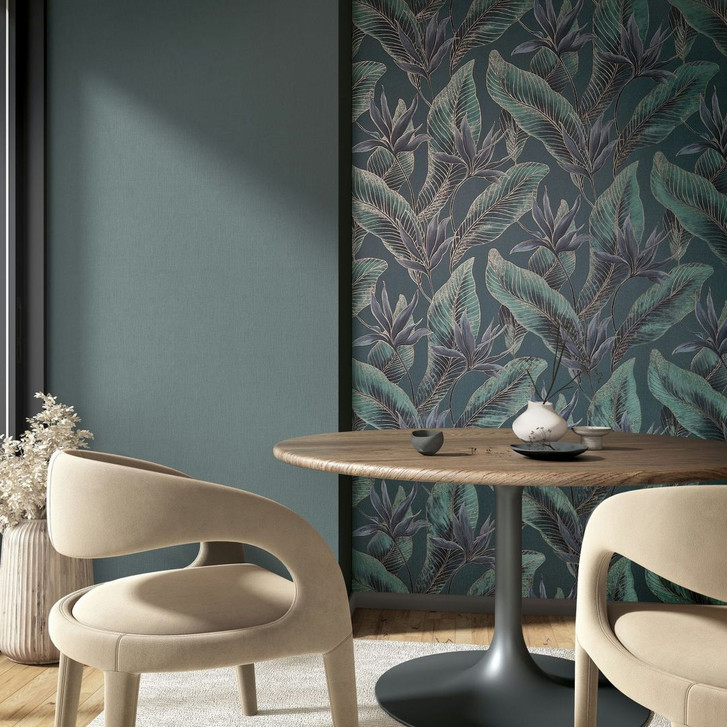 Vliestapete Betonoptik Uni Modern matt in Grün - WA508395