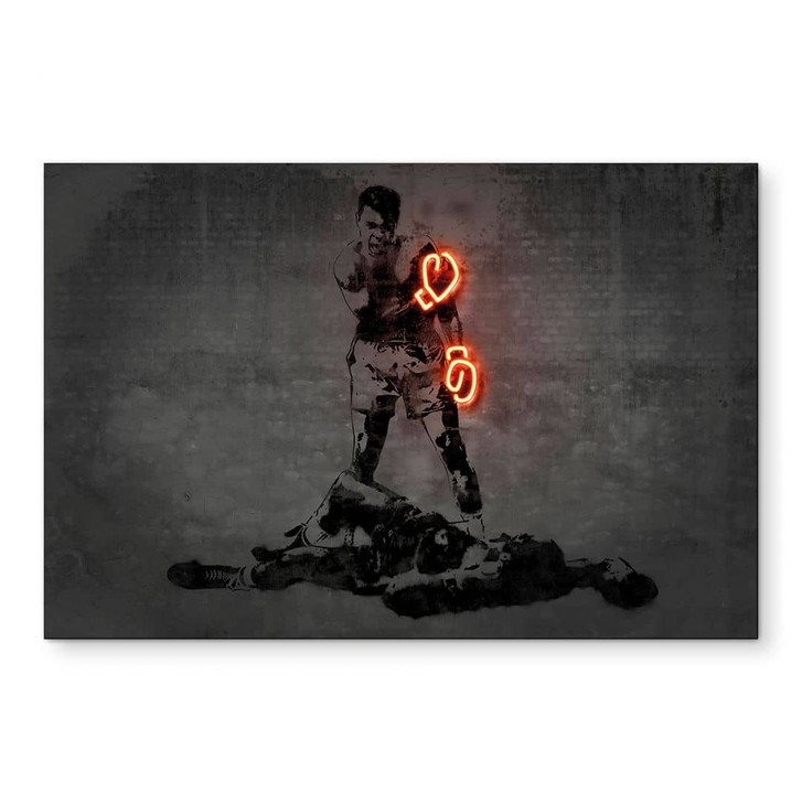 Wandbild Muhammad Ali - Mielu - Alu-Dibond - WA458577