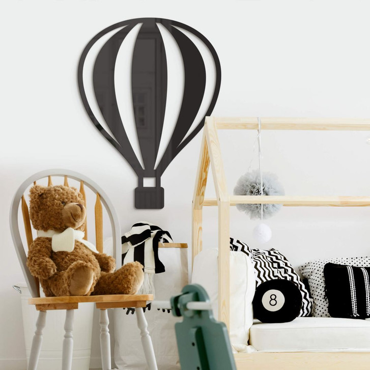 Acryldeko Heissluftballon mit senkrechten Linien - WA344304