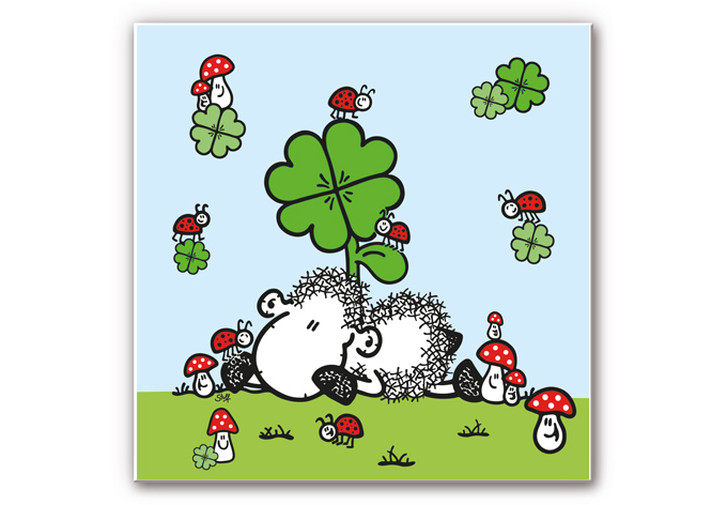 Hartschaumbild sheepworld Glücksschaf - WA131362