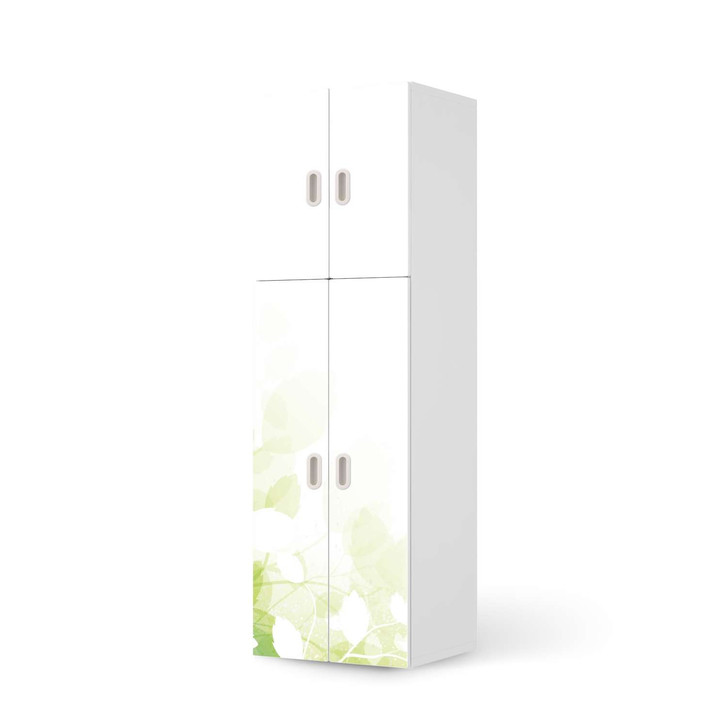 Möbelfolie IKEA Stuva / Fritids - 2 grosse und 2 kleine Türen - Flower Light - CR118745