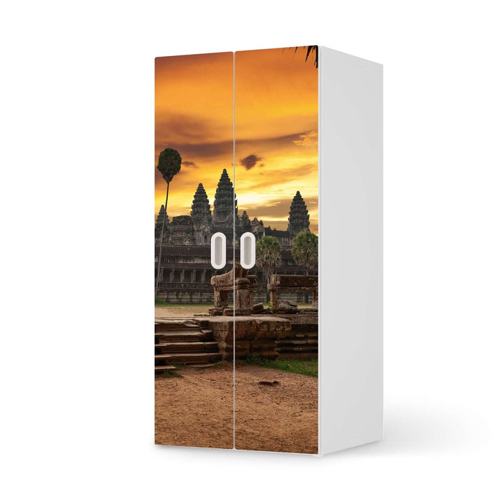 Möbelfolie IKEA Stuva / Fritids Schrank - 2 grosse Türen - Angkor Wat - CR117788
