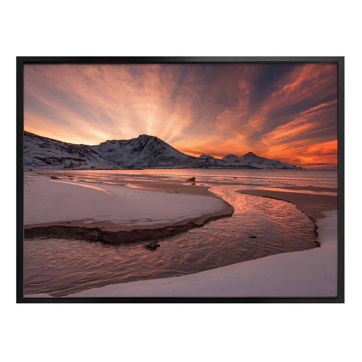 Poster Zakravsky - Goldener Sonnenuntergang - WA318523