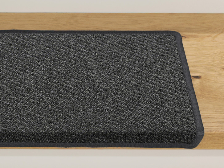 Bijou Loop Stufenmatte Stufenmatte Rechteckig Wunschmass in Anthrazit - TS491180