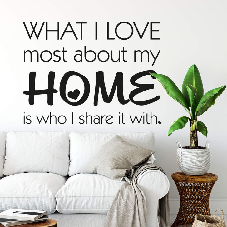 Wandtattoo What I love most...2 - WA221385