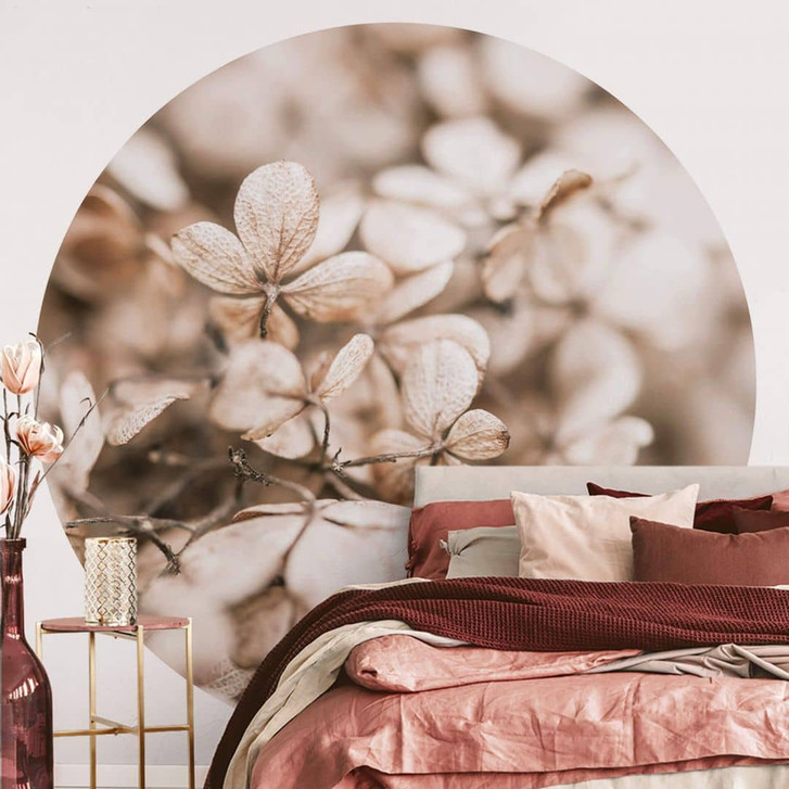 Fototapete Annie - Samtblüten - Rund - Selbstklebend/Vlies - WA320206