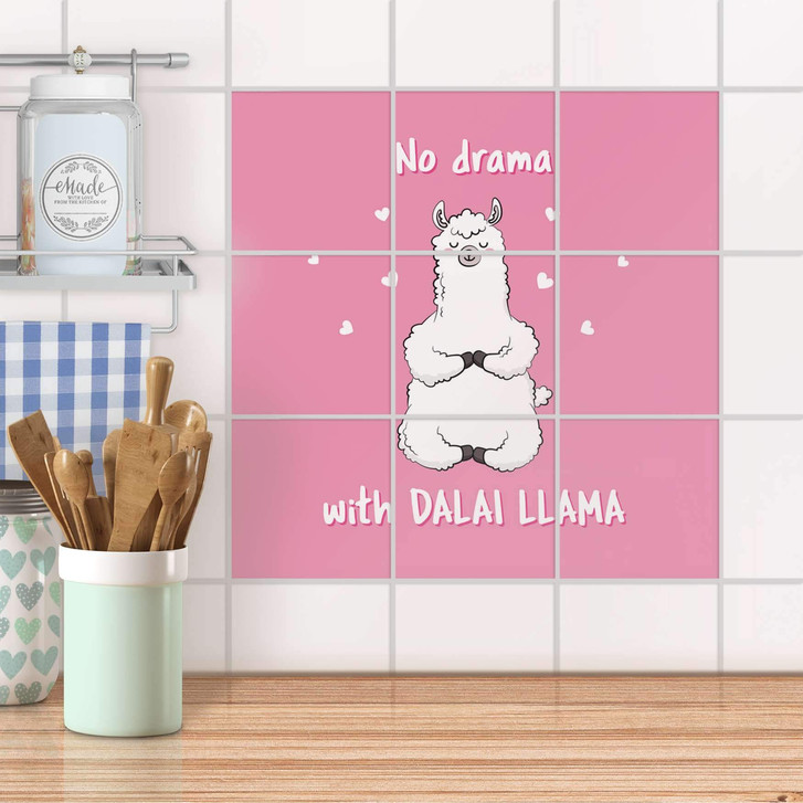 Klebefliesen - Dalai Llama - 9er Set - CR107842