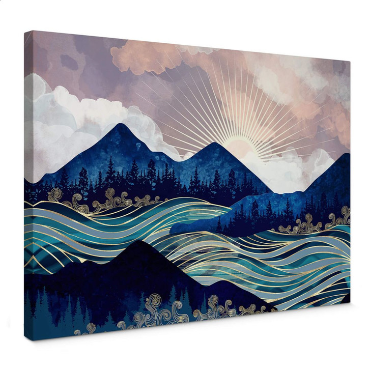 Leinwandbild SpaceFrog Designs - Meerestreiben - WA348030