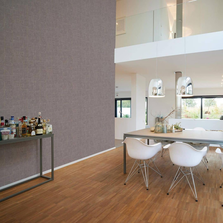 Livingwalls Art Déco Tapete My Home My Spa Vliestapete Feminine Powdery Home grau - WA341655