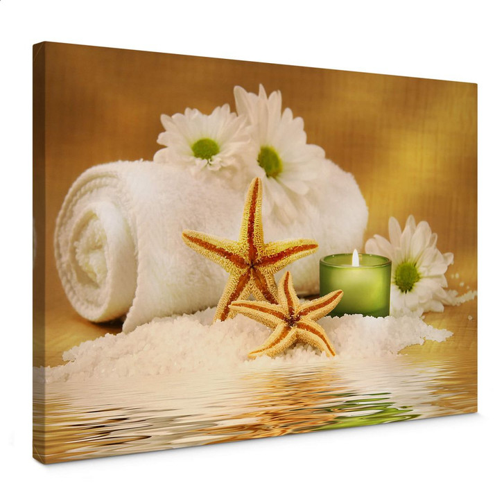 Leinwandbild Candle Snow - WA360230