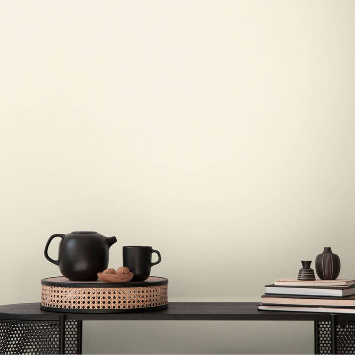 Strukturtapete in Leinenoptik Creme – Dezente Vliestapete edel & zeitlos - WA396625