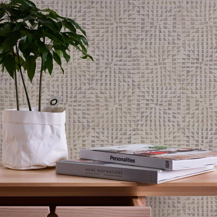 A.S. Création 3D Tapete Geo Effect Vliestapete geometrisch beige, gold - WA329633