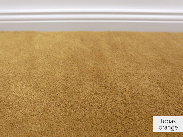 Grace Teppichboden Meterware in Topas Orange - TS402715