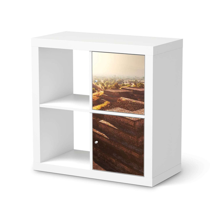 Möbelfolie IKEA Kallax Regal 2 Türen (hoch) - Teotihuacan - CR115412