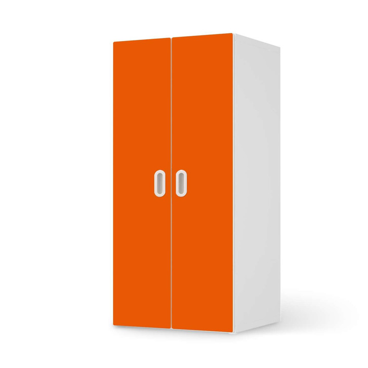 Möbelfolie IKEA Stuva / Fritids Schrank - 2 grosse Türen - Orange Dark - CR117858