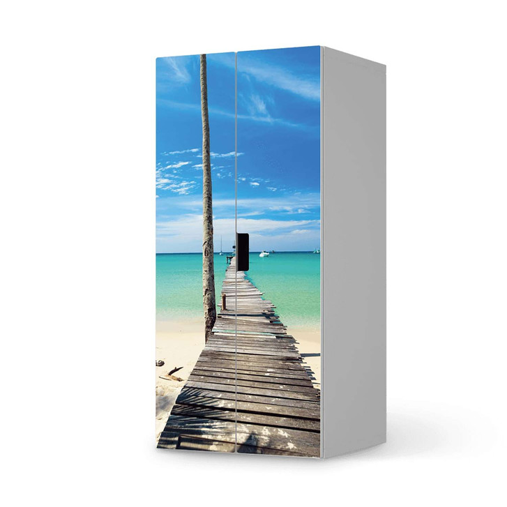 Möbelfolie IKEA Stuva / Malad Schrank - 2 grosse Türen - Blue Water - CR117926