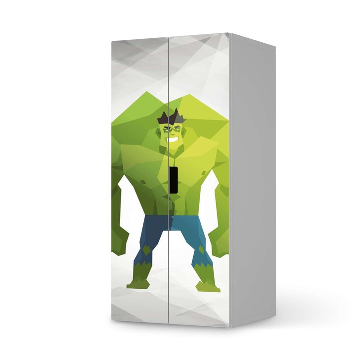 Möbelfolie IKEA Stuva / Malad Schrank - 2 grosse Türen - Mr. Green - CR117980