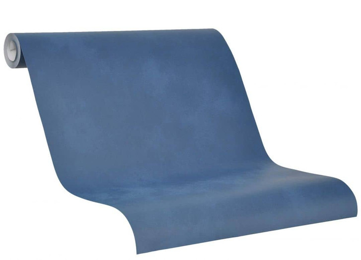 Vliestapete Uni Modern in Blau - WA482774