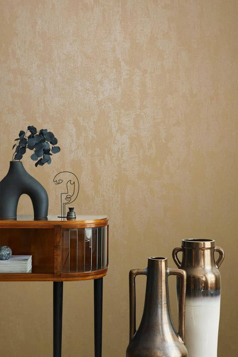 Vliestapete Uni Modern in Gelb - WA482912