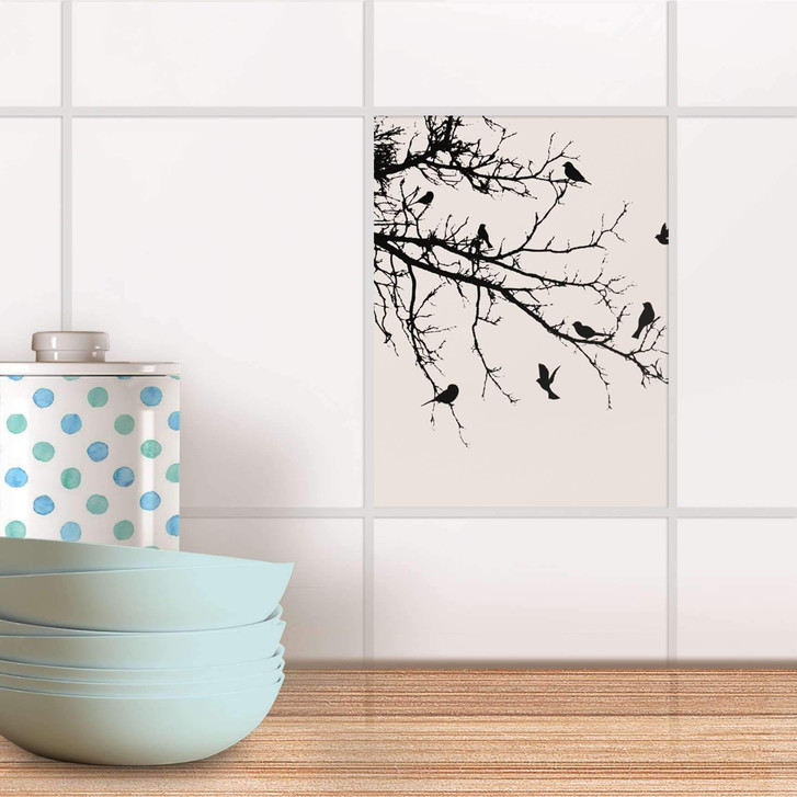 Fliesensticker - Tree and Birds 1 - CR105104