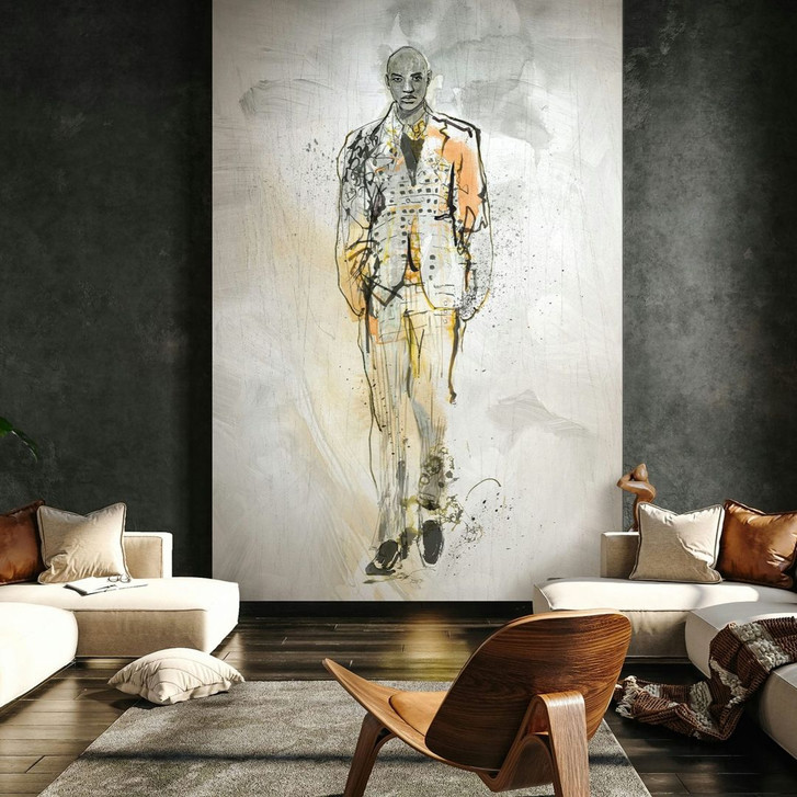Fototapete Mann, Kunst Crush Designer in Bunt 2.70 x 1.98m - Papis Loveday - WA505146