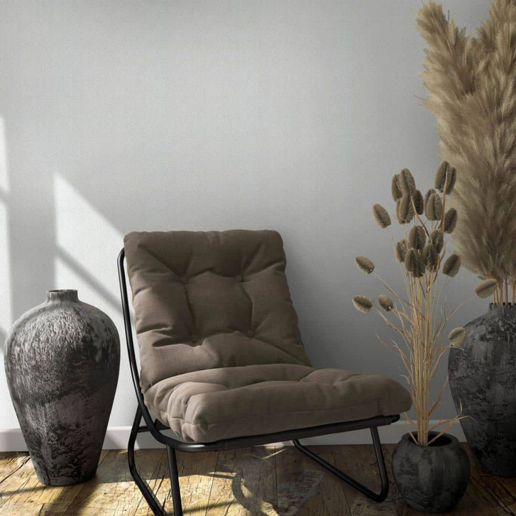 Hochwertige Gewebe Tapete mit Farbverläufen in greige - WA445975