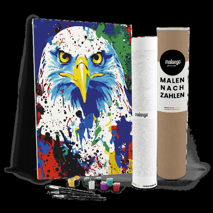 Malen nach Zahlen Leinwandbild - Adler Achim - WA446988