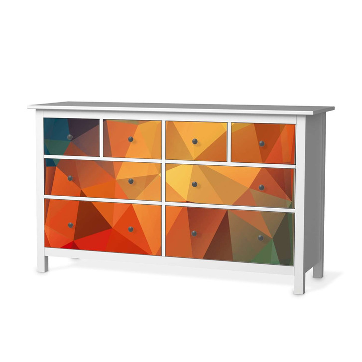 Möbelfolie IKEA Hemnes Kommode 8 Schubladen - Polygon - CR114883