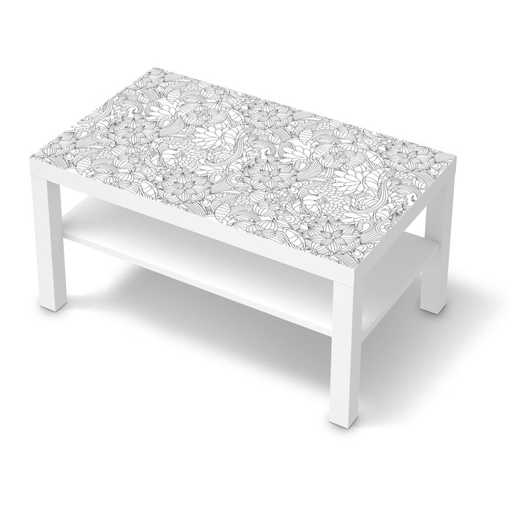Möbelfolie IKEA Lack Tisch 90x55cm - Flower Lines 2 - CR115980