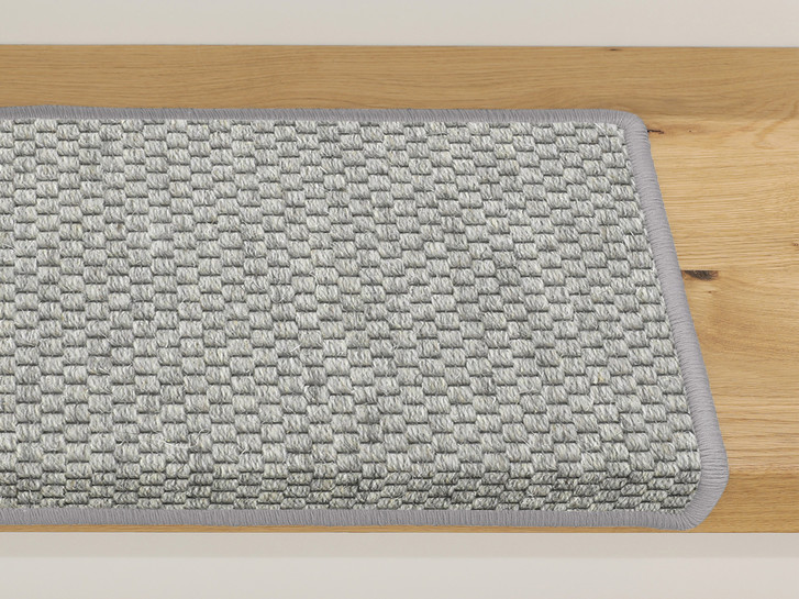 Saba Stufenmatte Rechteckig Wunschmass in Silver - TS449408