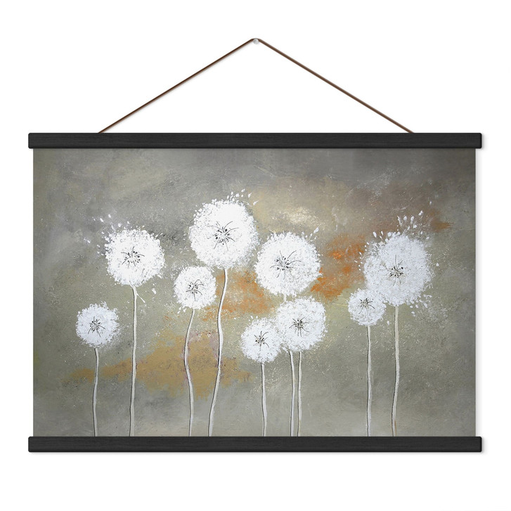 Stoffbild Weisse Pusteblumen - Melz - WA514372