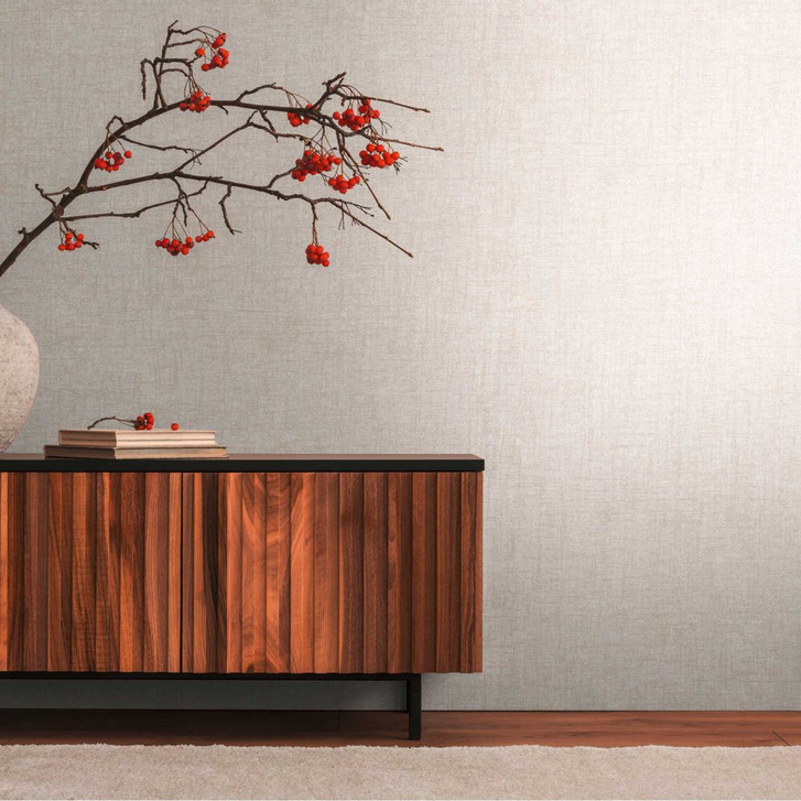 Strukturtapete Kalkputz-Optik Cremeweiss - Elegante Vliestapete - WA397040