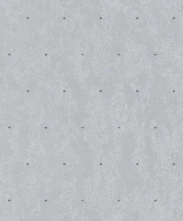 Vliestapete Betonoptik, Strasssteine Metalloptik Modern glänzend in Silber - WA473107