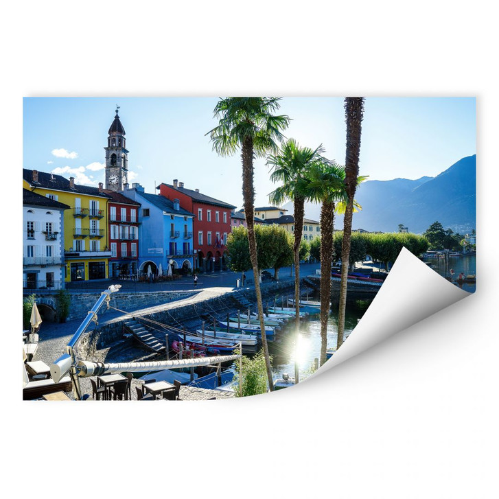 Wallprint Hafen am Lago Maggiore - WA184360