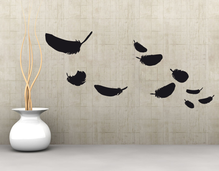 Wandtattoo Federn - TD16209