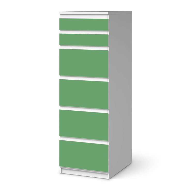 Klebefolie IKEA Malm Kommode 6 Schubladen (schmal) - Grün Light - CR111646