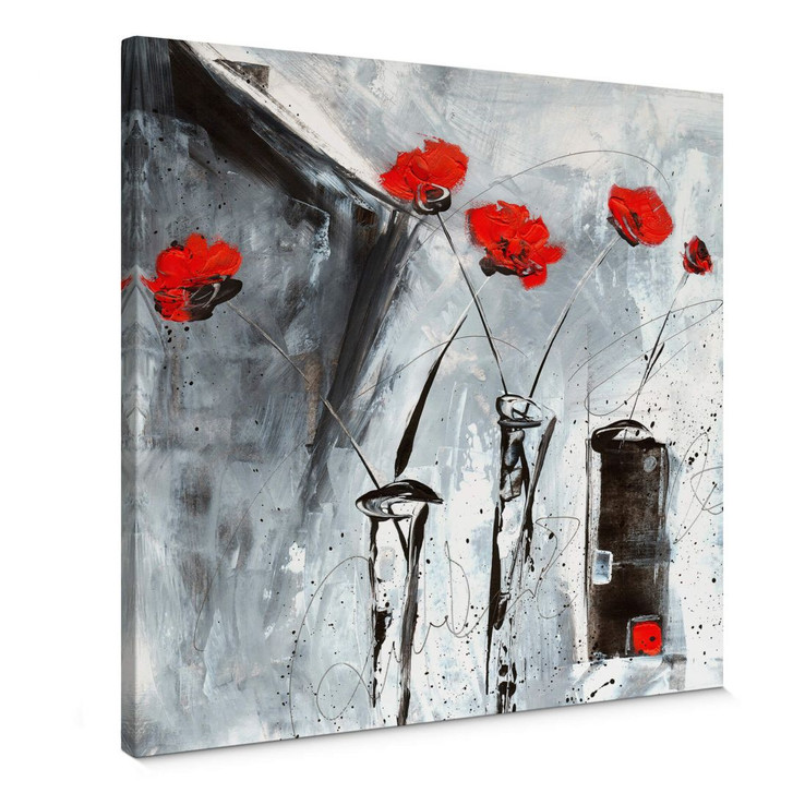 Leinwandbild Niksic - Roter Mohn 2  - WA371647