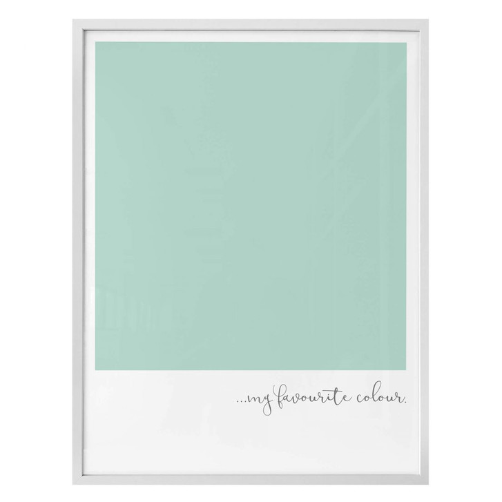 Poster My favourite colour - mint - WA164448