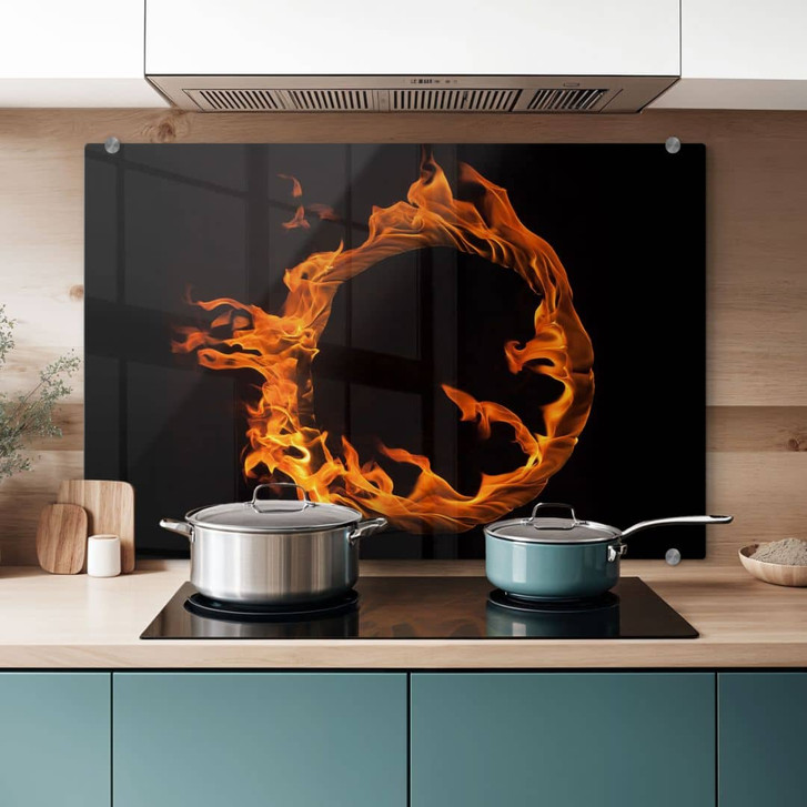 Spritzschutz Flammen - WA178227