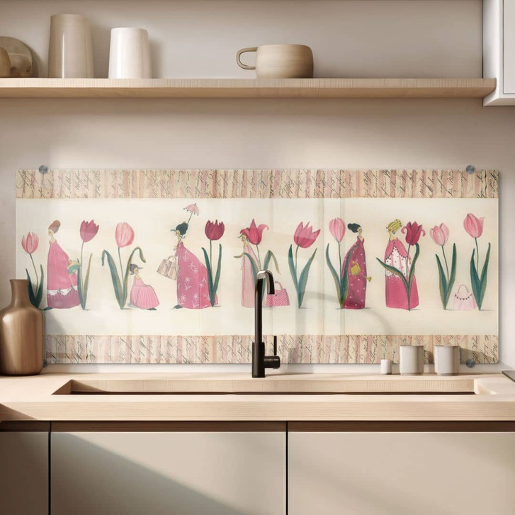 Spritzschutz Leffler Panorama - Tulpen - WA178841