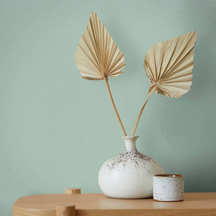 Vliestapete Grün Textiloptik für Wohnzimmer Schlafzimmer Büro marburg Tapete - WA450625