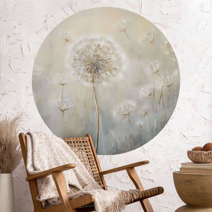 Wandtattoo Pusteblumen-Traum im Frühling - Paksoylu - Rund - WA429809