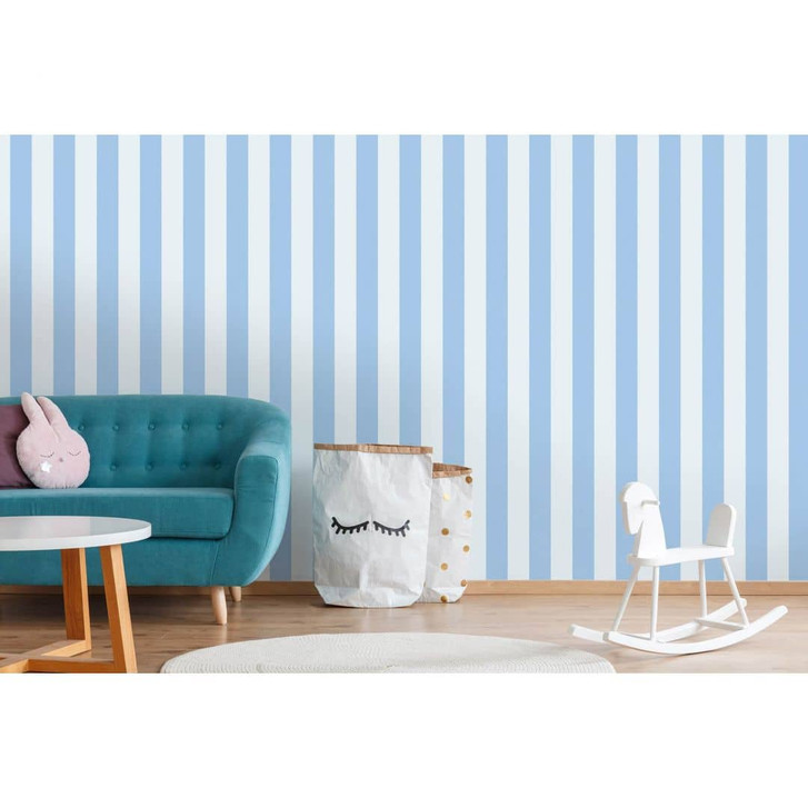 A.S. Création Kinderzimmertapete Little Love Vliestapete gestreift blau, weiss - WA324956
