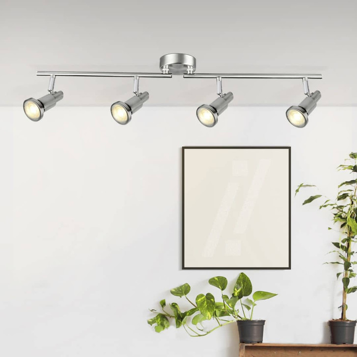 Deckenleuchte Mika, silber, 13 x 78 cm, Metall Strahler - WA439035
