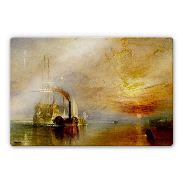 Glasbild Turner - Die Temeraire an ihrem letzten Ankerplatz - WA128606