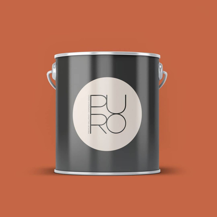 Premium Wandfarbe Rot Orange - Tuchmatte Innenwandfarbe - PURO c9006 dusty orange - WA443452