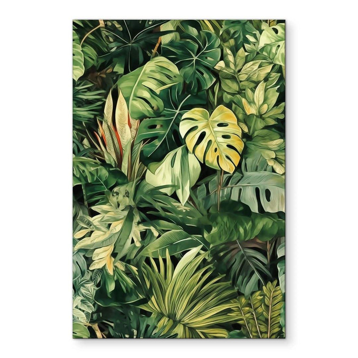 Wandbild Dschungelpflanzen - Jaszke - Alu-Dibond - WA464522