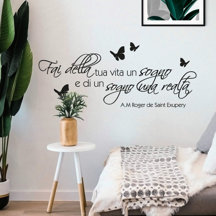Wandtattoo Fai della tua vita un sogno... - WA209893