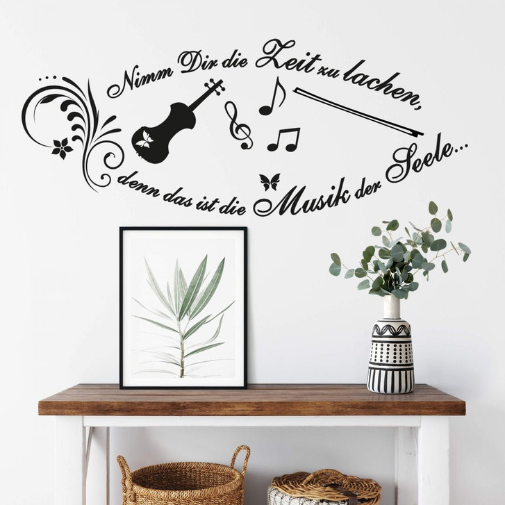 Wandtattoo Nimm Dir Zeit zu lachen... 2 - WA216466